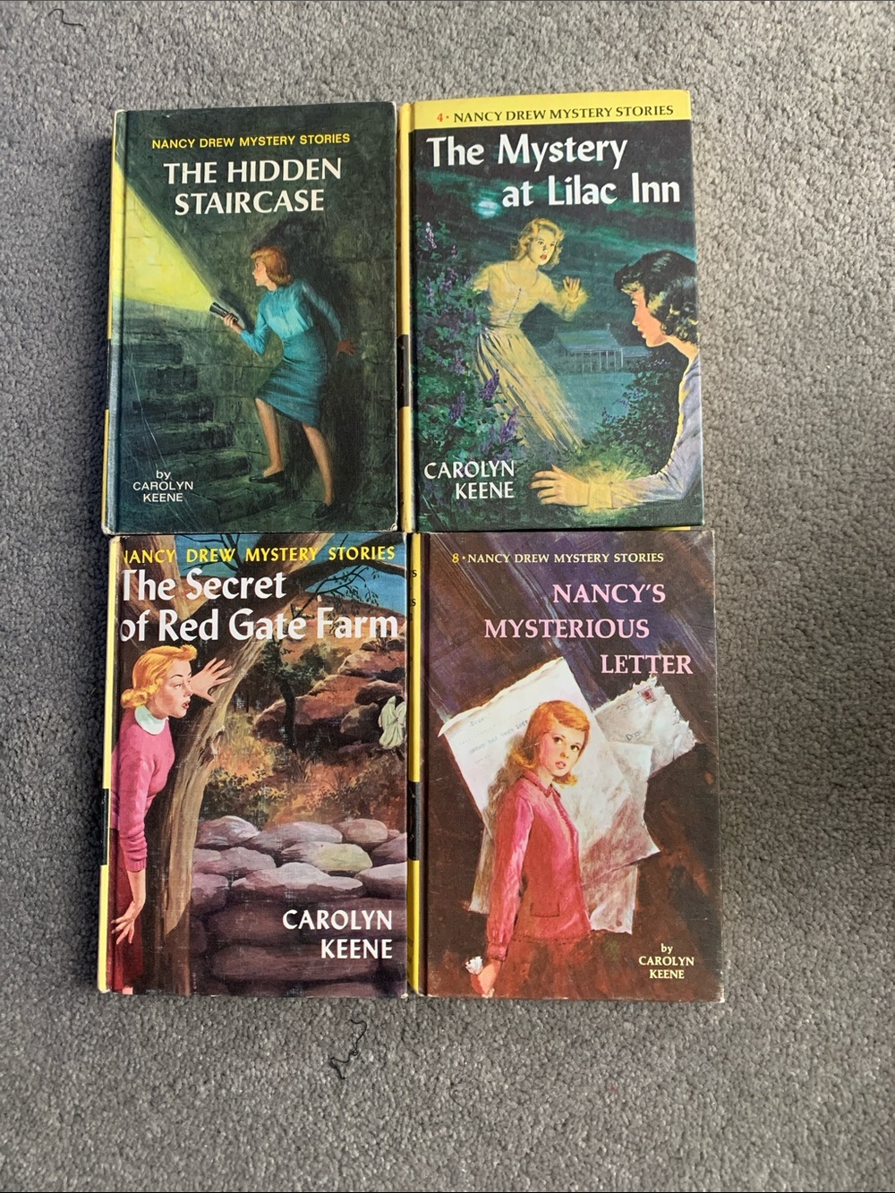 Nancy Drew Books (4) Vintage Grosset & Dunlap